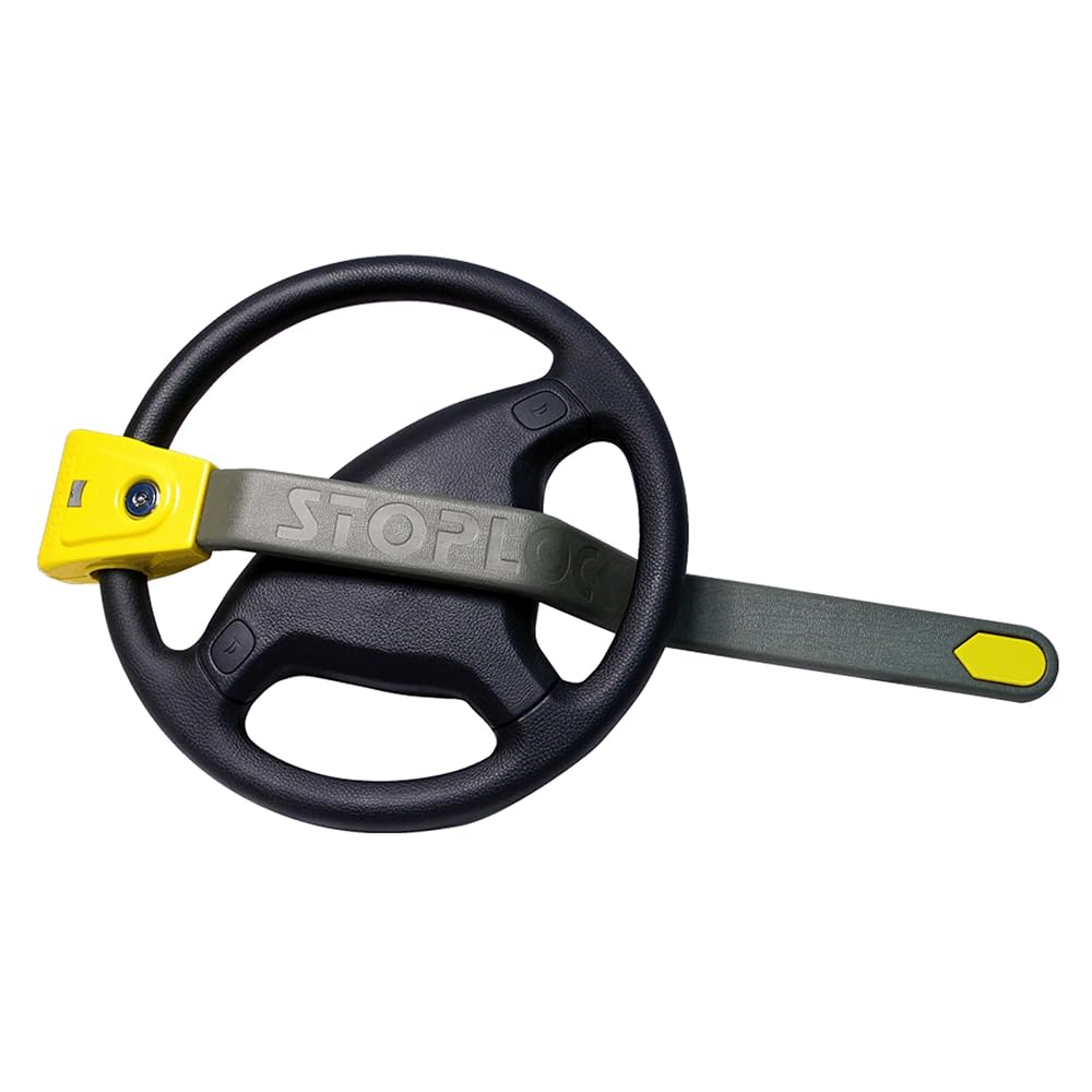 Stoplock Yellow/Grey 1 Unit HG 134-66 Steering Wheel Lock